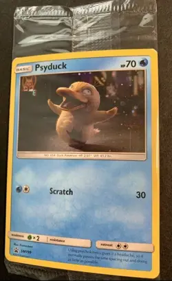 Psyduck SM199 Holo Detective Pikachu Promo Card Target Exclusive Pokemon Sealed - Image 1