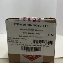 Pokemon TCG ME03 Mega Evolution PERFECT ORDER 6 BOX BOOSTER CASE Sealed IN HAND - Image 1