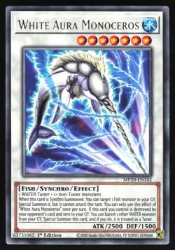 White Aura Monoceros - MP20-EN142 - Rare - 1st Edition Yugioh - Image 1