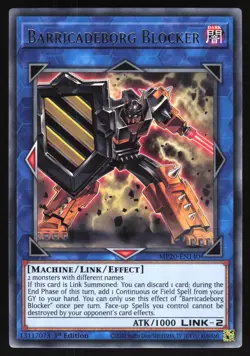Barricadeborg Blocker - MP20-EN140 - Rare - 1st Edition Yugioh - Image 1
