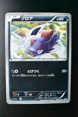 Zorua 021/BW-P UNIQLO Promo 2011 Japanese Pokemon Card - Image 2