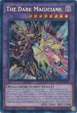 Moderately Played, English Yu Gi Oh The Dark Magicians - RA04-EN054 - Secret Rar - Image 1