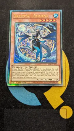 RA05-EN035 Dracotail Faimena Ultimate Rare 1st Ed YuGiOh - Image 1