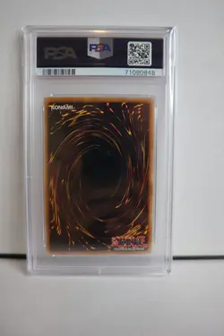 YuGiOh Swift Gaia the Fierce Knight CT1-EN004 PSA 9 MINT Secret Rare Tin Promo - Image 2