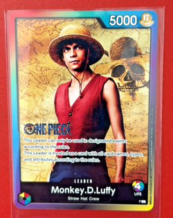 • Monkey.D.Luffy • Battle 2023 Vol 1 Live Action Promo One Piece TCG NM - Image 1