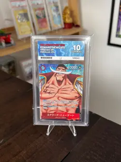 Edward Newgate OP02-004 SR Paramount War Japanese One Piece TCG ACE 10 - Image 1