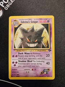 Pokemon Sabrina's Gengar Gym Challenge Card # 29/132 Rare - Image 1