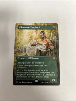 Allosaurus Shepherd Borderless Nonfoil Card #365 MTG LP - Image 1