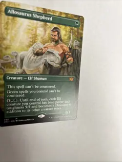Allosaurus Shepherd Borderless Nonfoil Card #365 MTG LP - Image 2
