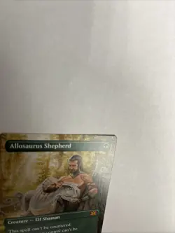 Allosaurus Shepherd Borderless Nonfoil Card #365 MTG LP - Image 3