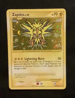 Zapdos Supreme Victors 150/147 Secret Rare Holo Pokemon Card 2009 - Image 1