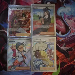 Pokemon TCG Trainer Lot - Mustard, Dendra, Nemona - 4 Cards - NM & SHIPS FAST! - Image 1