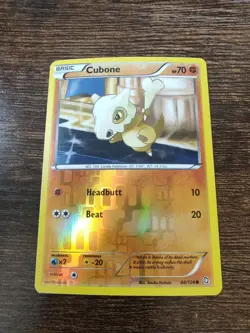 Pokemon Dragons Exalted Cubone 60/124 Reverse Holo Card - Image 1
