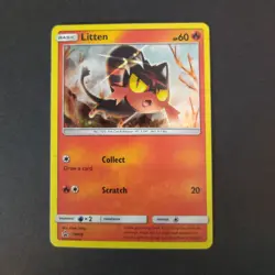 Pokemon Card TCG: Litten SM08 - Black Star Promo - Image 1