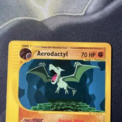 Pokemon Aerodactyl Card 1/144 Skyridge Non-Holo Rare WOTC NM - Image 2