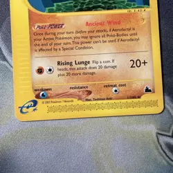 Pokemon Aerodactyl Card 1/144 Skyridge Non-Holo Rare WOTC NM - Image 3