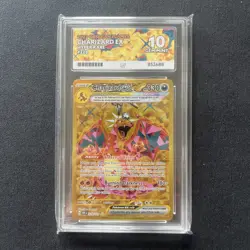 Pokemon TCG Charizard EX Card Scarlet Violet Obsidian Flames 228/197 Ace 10 - Image 1