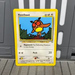 Hoothoot 60/111 Neo Genesis Set WOTC Pokemon Card - Image 1
