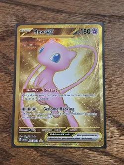 Mew EX 205/165 GOLD CARD Scarlet Violet SV 151 Hyper Rare NEAR MIN Very Clean - Image 1