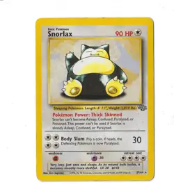 Snorlax 27/64 Jungle NH Rare Pokemon Card WOTC 1999 MP - Image 3
