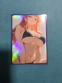 Beautiful Waifu Card -Nami-Goddess ACG Custom DIY Fan Art Card - Image 1