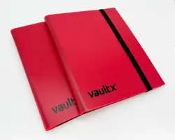 2 Vault X 9 Pocket Strap Binder Red 360 Cards Each Binders Sports Trading Cards - Image 1