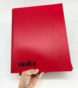 2 Vault X 9 Pocket Strap Binder Red 360 Cards Each Binders Sports Trading Cards - Image 3