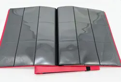 2 Vault X 9 Pocket Strap Binder Red 360 Cards Each Binders Sports Trading Cards - Image 4