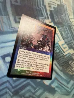 MTG Foil Tangle Wire Nemesis - Ring Indent And Horizontal Scratch On Back - Image 5