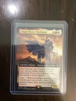 Edgar, Master Machinist Extended Art - FIC 0169 NM - MTG Magic - Image 1