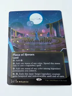 Plaza of Heroes (0168) (Borderless) (Galaxy Foil) Edge of Eternities: Stellar... - Image 2