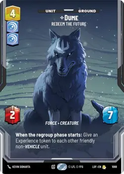 Dume - Redeem the Future (Prestige Foil) - Foil - 1088 - Legends of the Force... - Image 1
