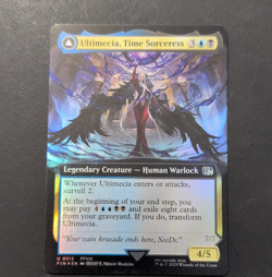 Magic: The Gathering Ultimecia Time Sorceress Omnipotent Foil FFVIII - Image 1