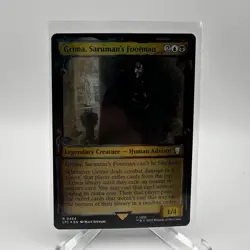 Magic: The Gathering Grima Saruman's Footman Commander Legendary 0464 English - Image 1