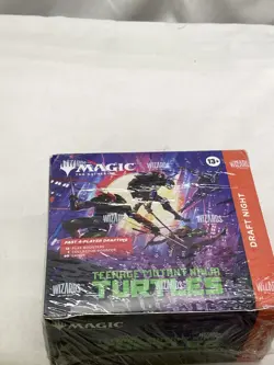 Magic the Gathering Teenage Mutant Ninja Turtles Draft Night Box Sealed New - Image 1