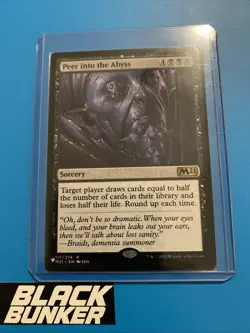 Magic: The Gathering Peer into the Abyss (MP) 117/274 Core Set 2021 MTG - Image 1