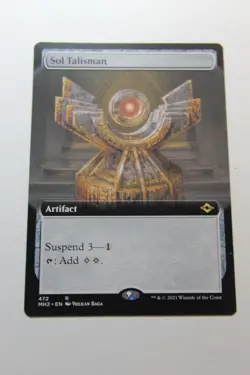 MTG Sol Talisman x1- ExtArt-Modern Horizons 2-Lightly Played - Image 1