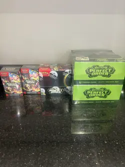 Pokemon Perfect Order 2 X ETB 2 X Booster Packs 1 X Booster Bundle New Sealed! - Image 1