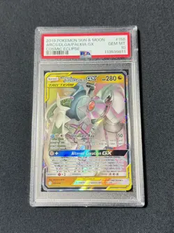 Arceus & Dialga & Palkia Gx 156/236 Cosmic Eclipse Pokemon PSA 10 - Image 1