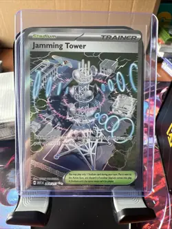 Jamming Tower Full Art Ultra Rare 261/217 Pokemon Ascended Heroes English NM - Image 1