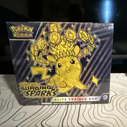 Pokemon TCG Scarlet & Violet Surging Sparks Elite Trainer Box English Pikachu - Image 1