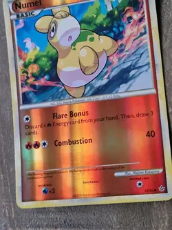Numel 35/95 Reverse Holo Foil HGSS Unleashed Pokemon NEAR MINT/MINT - Image 2