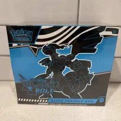 Pokemon Scarlet & Violet Black Bolt Elite Trainer Box ETB New Sealed - Image 1