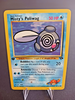 Pokemon Misty's Poliwag 89/132 Gyn Challenge + 87/132 Gym Heroes NM Never Played - Image 1