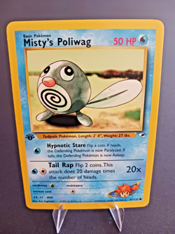 Pokemon Misty's Poliwag 89/132 Gyn Challenge + 87/132 Gym Heroes NM Never Played - Image 5