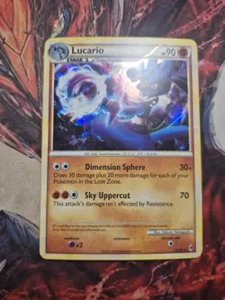 Lucario 14/95 Cracked Ice Holo Call of Legends Deck Exclusives Pokemon TCG - MP - Image 1