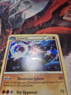 Lucario 14/95 Cracked Ice Holo Call of Legends Deck Exclusives Pokemon TCG - MP - Image 2