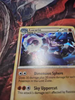 Lucario 14/95 Cracked Ice Holo Call of Legends Deck Exclusives Pokemon TCG - MP - Image 3