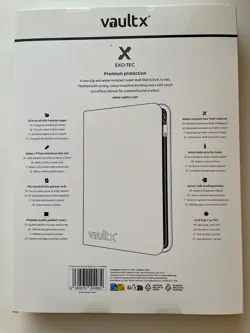Vault x White Edition 9-Pocket Exo-Tec Zip Binder Side Loading for Pokemon - Image 2