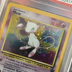 Pokemon Mew Holo 09/53 💫swirl💫 PSA 6 - Image 3